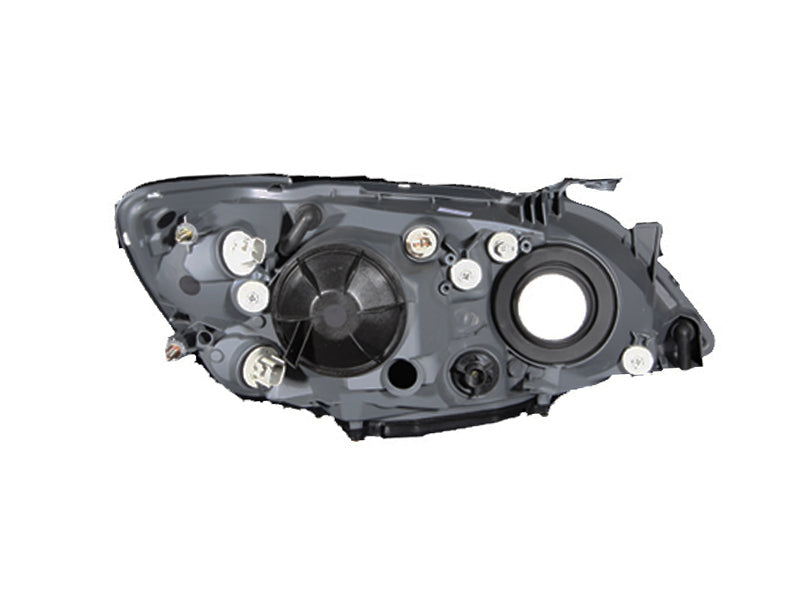 ANZO 01-05 Lexus IS300 Crystal Headlights Black - Burkken Auto Parts