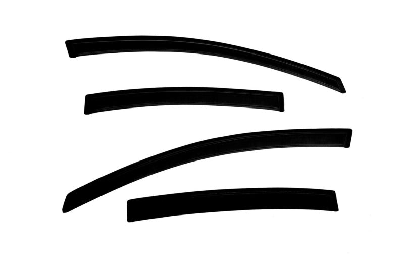 AVS 07-12 Nissan Sentra Ventvisor Outside Mount Window Deflectors 4pc - Smoke - Burkken Auto Parts