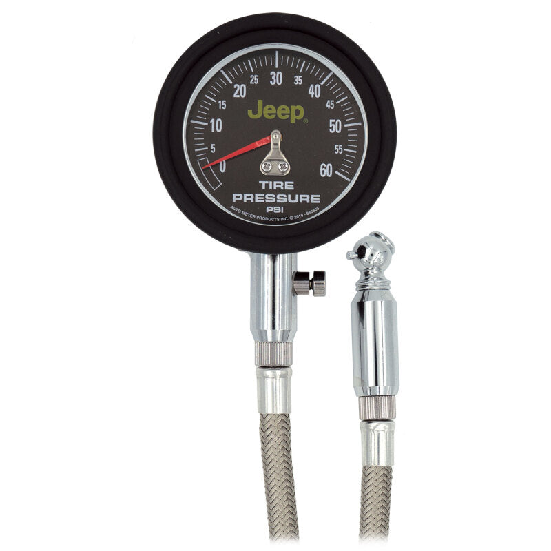 Autometer JEEP 0-60 PSI Analog Tire Pressure Gauge - Burkken Auto Parts