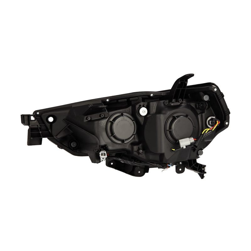 AlphaRex 14-22 Toyota 4Runner PRO-Series Projector Headlights Black w/Seq. Sig. + DRL - Burkken Auto Parts