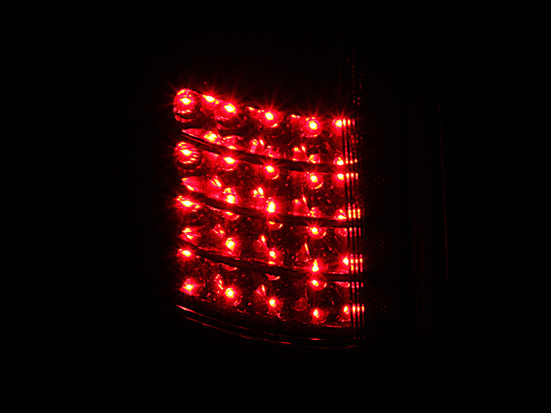 ANZO 1995-2005 Chevrolet S-10 LED Taillights Black - Burkken Auto Parts