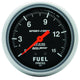 AutoMeter Gauge Fuel Pressure 2-5/8in. 15PSI Mechanical W/Isolator Sport-Comp - Burkken Auto Parts