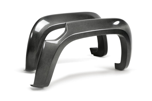 Anderson Composites 17-19 Chevy Colorado ZR2 Rear Carbon Fiber Fender Flares (Pair) - Burkken Auto Parts