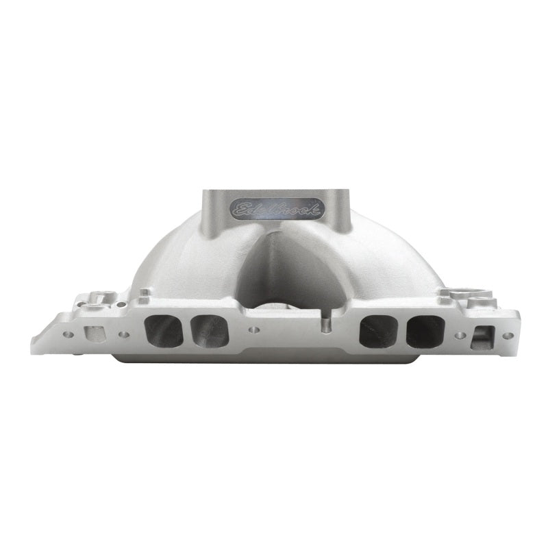 Edelbrock Manifold Chevy BB 9 8 Deck (Short) Super Victor 565 Thick Flange Rect Port Heads - Burkken Auto Parts