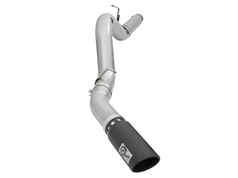 aFe Atlas Exhaust 5in DPF-Back Aluminized Steel w/ Black Tips 16-17 GM Diesel Truck V8-6.6L (td) - Burkken Auto Parts