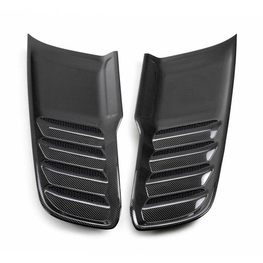 Anderson Composites 2021 Dodge RAM TRX Carbon Fiber Hood Vents - Type OE - Burkken Auto Parts