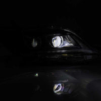 AlphaRex 11-21 Toyota Sienna LUXX LED Proj Headlights Plank Style Black w/Seq Signal/DRL - Burkken Auto Parts