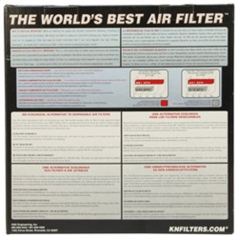 K&N Universal Air Filter 6in Flange / 7-1/2in Base / 4-1/2in Top / 6-1/2in Height - Burkken Auto Parts