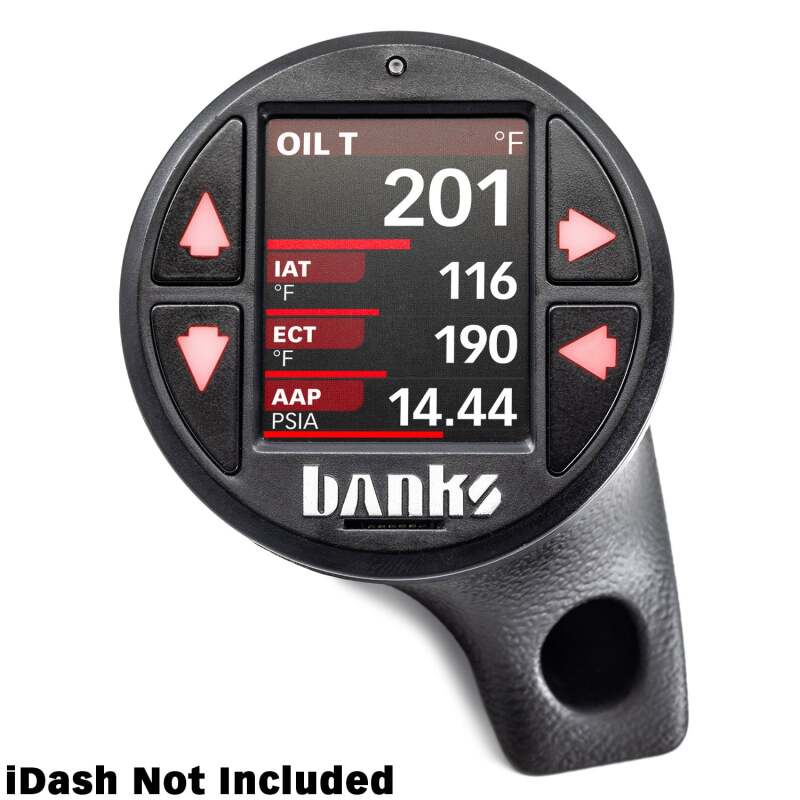 Banks Power 18-23 Jeep Wrangler/Gladiator - iDash Stealth Single Gauge Pod Kit - Burkken Auto Parts