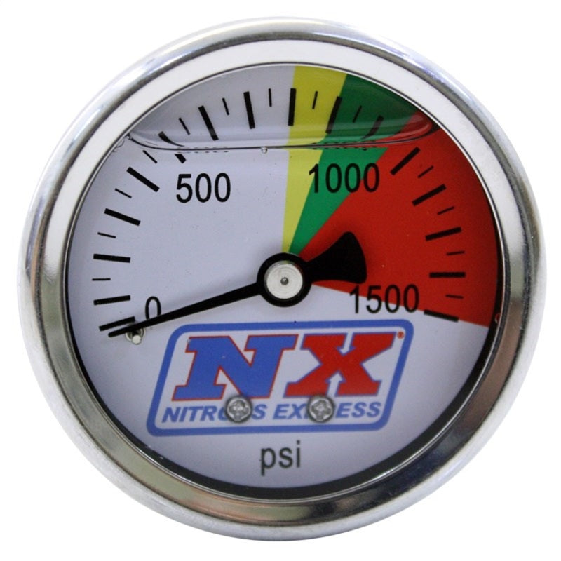 Nitrous Express Nitrous Pressure Gauge Only (0-1500 PSI) - Burkken Auto Parts