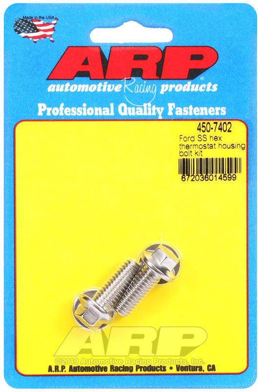ARP Ford SS Hex Thermostat Housing Bolt Kit - Burkken Auto Parts