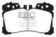 EBC 07+ Lexus LS460 4.6 Redstuff Front Brake Pads - Burkken Auto Parts