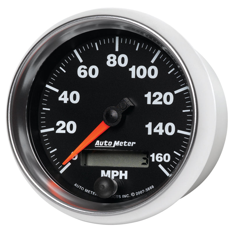 Autometer GS 3-3/8 inch 160 MPH In Dash Speedometer Gauge - Burkken Auto Parts