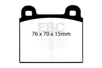 EBC 70-75 Alfa Romeo Montreal 2.6 Redstuff Front Brake Pads - Burkken Auto Parts
