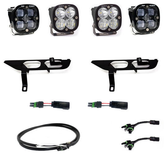 Baja Designs 2021+ Ford F-150 Pro Series Fog Pocket Kit - Clear - Burkken Auto Parts