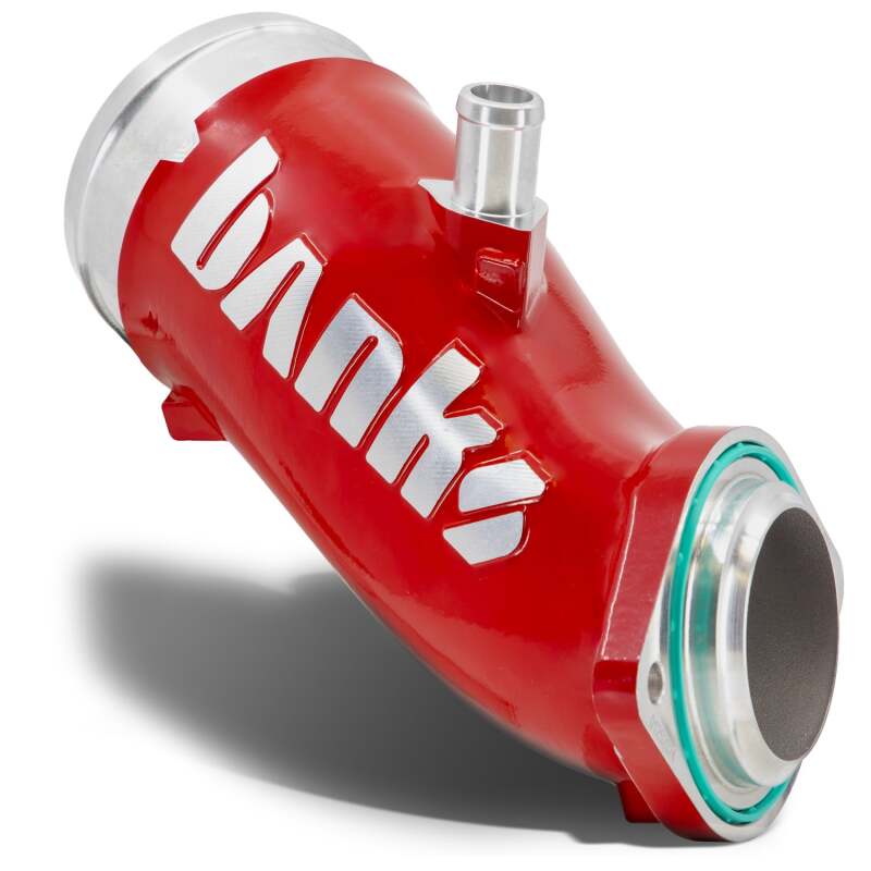 Banks Power 17-24 Chevrolet/GMC 2500/3500 6.6L Duramax L5P Monster-Ram Turbo Inlet Elbow - Red - Burkken Auto Parts