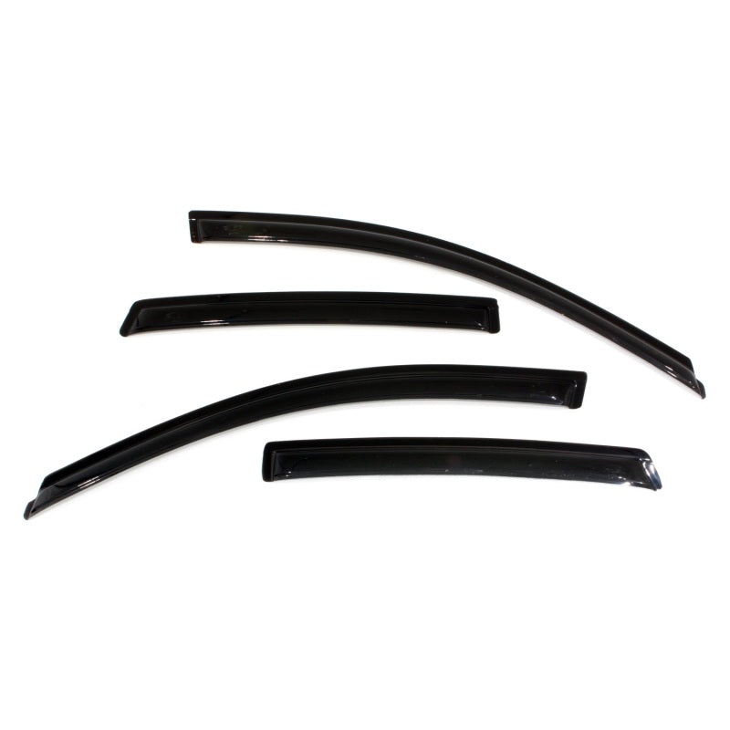 AVS 12-16 Honda CR-V Ventvisor Outside Mount Window Deflectors 4pc - Smoke - Burkken Auto Parts