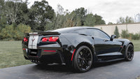 Corsa 2015-2019 Chevrolet Corvette C7 Z06 6.2L 2.75in Xtreme Axle-Back w/ Dual NPP & Quad Black Tips - Burkken Auto Parts
