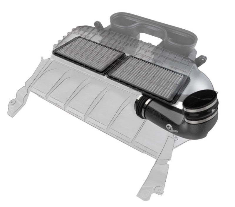 aFe Super Stock Carbon Fiber Pro Dry S Induction System 2021 RAM 1500 TRX V8-6.2L SC - Burkken Auto Parts