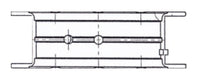 ACL 1997+ Chevy V8 4.8/5.3/5.7/6.0 Gen 3 .40mm Oversized Main Bearing Set - Burkken Auto Parts