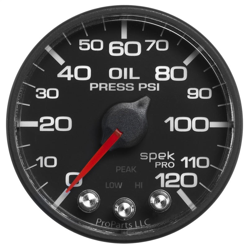 Autometer Spek-Pro - Nascar 2-1/16in Oil Press 0-120 psi Bfb Ecu - Burkken Auto Parts