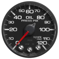 Autometer Spek-Pro - Nascar 2-1/16in Oil Press 0-120 psi Bfb Ecu - Burkken Auto Parts
