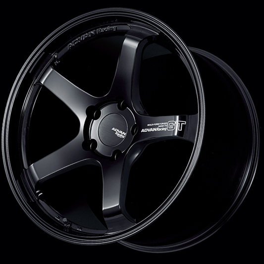 Advan GT for Porsche 21x10.5 / +19 Offset / 5x112 / 66.5mm Bore / Racing Gloss Black - Burkken Auto Parts