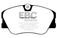EBC 86-93 Mercedes-Benz 190/190E 2.3 16v Greenstuff Front Brake Pads - Burkken Auto Parts