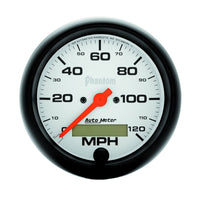 Autometer Phantom 3-3/8in 120MPH Speedometer Electric Program w/ LCD Odometer - Burkken Auto Parts