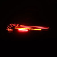 AlphaRex 20-24 Toyota Supra LUXX-Series Laser Style LED Tail Lights Alpha-Black - Burkken Auto Parts