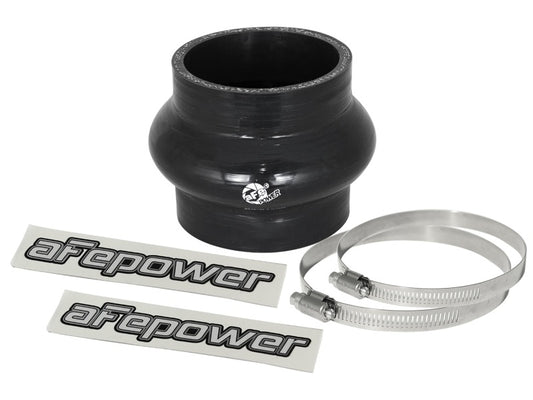 aFe Magnum FORCE CAI Univ. Silicone Coupling Kit (2.75in. ID / 3in. L) Straight Coupler w/Hump - Blk - Burkken Auto Parts