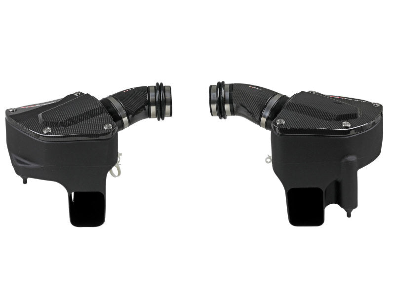 aFe Black Series Stage-2 Carbon Fiber Cold Air Intake System w/ Pro DRY S Media - 18-19 BMW M5 (F90) - Burkken Auto Parts