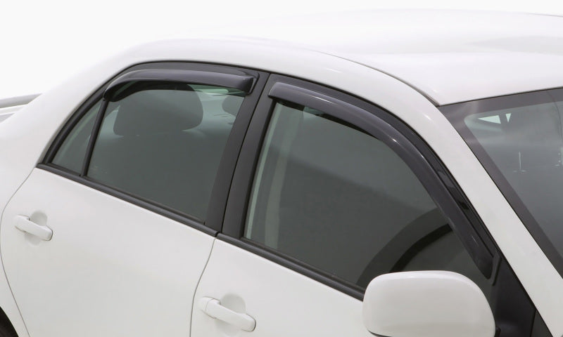AVS 11-14 Hyundai Sonata Ventvisor In-Channel Front & Rear Window Deflectors 4pc - Smoke - Burkken Auto Parts