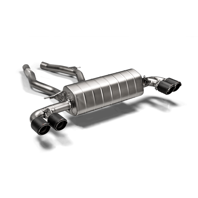 Akrapovic 2019 BMW Z4 M40i (G29) Slip-On Line (Titanium) w/Carbon Fiber Tips - Burkken Auto Parts