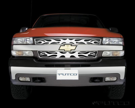 Putco 03-06 Chevrolet Avalanche w/o Body Cladding Flaming Inferno Stainless Steel Grille