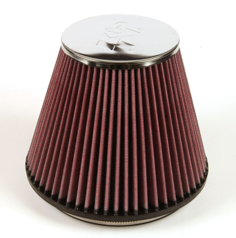K&N Round Tapered Universal Air Filter 6in Flange ID x 7.5in Base OD x 4.5in Top OD x 6in H - Burkken Auto Parts
