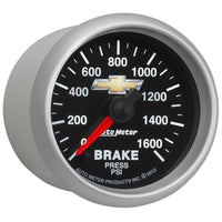 Autometer Performance Parts 52mm 0-1600 PSI Brake Pressure COPO Camaro Gauge Pack - Burkken Auto Parts