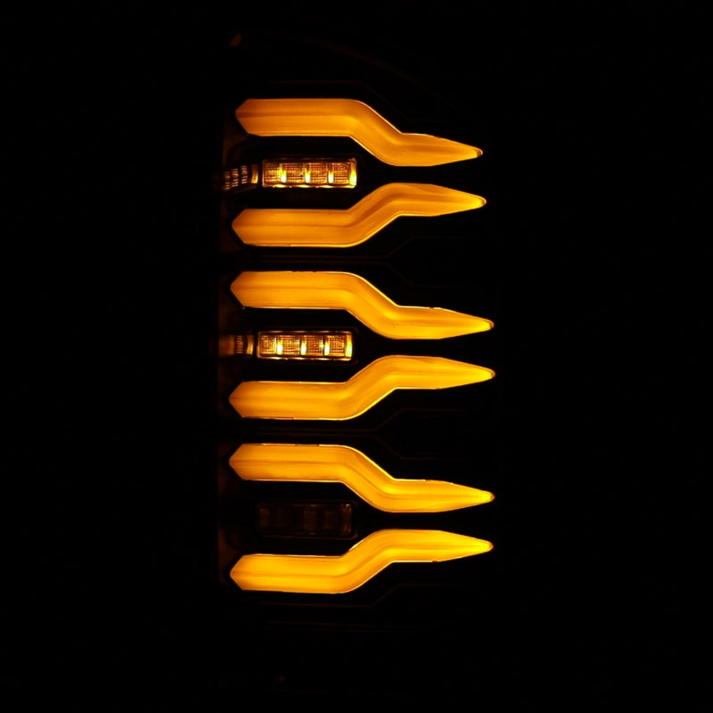 AlphaRex 07-08 Dodge Ram1500/07-09 Dodge Ram 2500+3500 Luxx-Series LED Tail Lights(Pair) Alpha Black - Burkken Auto Parts