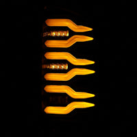 AlphaRex 07-08 Dodge Ram1500/07-09 Dodge Ram 2500+3500 Luxx-Series LED Tail Lights(Pair) Alpha Black - Burkken Auto Parts