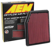 AEM 2019 Chevrolet Silverado 1500 V8-5.3L F/I DryFlow Air Filter - Burkken Auto Parts