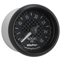 Autometer GT Series 52mm Mechanical 0-35 psi Boost Gauge - Burkken Auto Parts