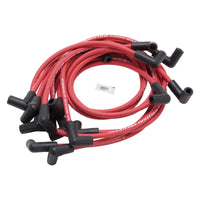 Edelbrock Spark Plug Wire Set SBC 74-88 V8 50 Ohm Resistance Red Wire (Set of 9) - Burkken Auto Parts