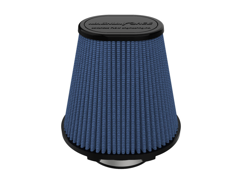 aFe MagnumFORCE Intake Replace Air Filter w/Pro5R Med 4in F x 7.75x6.5in B x 4.75x3.5in T x 7in H - Burkken Auto Parts