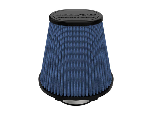 aFe MagnumFORCE Intake Replace Air Filter w/Pro5R Med 4in F x 7.75x6.5in B x 4.75x3.5in T x 7in H - Burkken Auto Parts