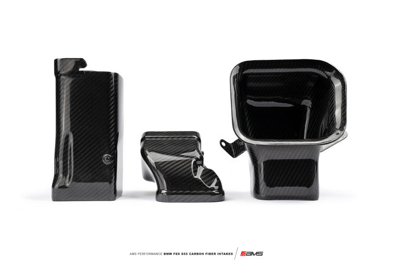 AMS Performance 15-18 BMW M3 / 15-20 BMW M4 w/ S55 3.0L Turbo Engine Carbon Fiber Intake - Burkken Auto Parts