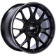 BBS CH-R 18x9 5x120 ET44 Satin Black Polished Rim Protector Wheel -82mm PFS/Clip Required - Burkken Auto Parts