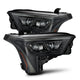 AlphaRex 22-23 Toyota Tundra LUXX-Series Headlights Alpha-Black w/Amber DRL - Req 810029 OR 810030 - Burkken Auto Parts