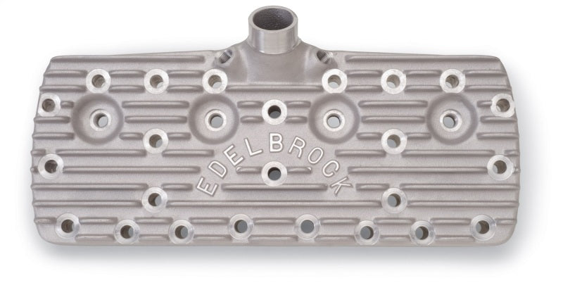 Edelbrock Cylinder Heads 1939-48 Model Ford Flatheads w/ Block Letter Logo (Pair) - Burkken Auto Parts