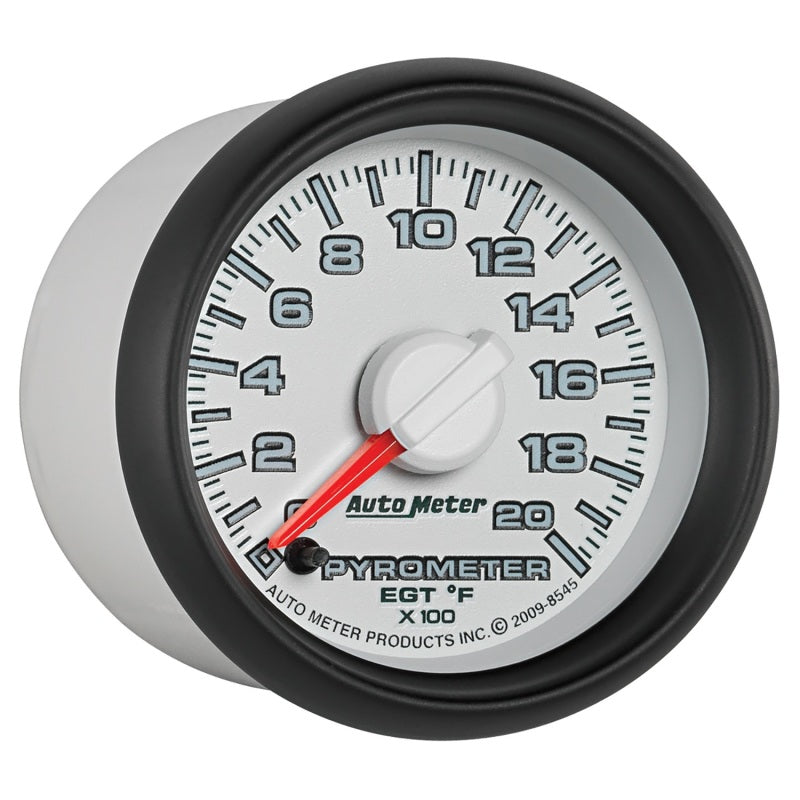 Autometer Factory Match 52.4mm Advanced Digital Stepper Motor 0-2000 Deg F Pyrometer - Burkken Auto Parts