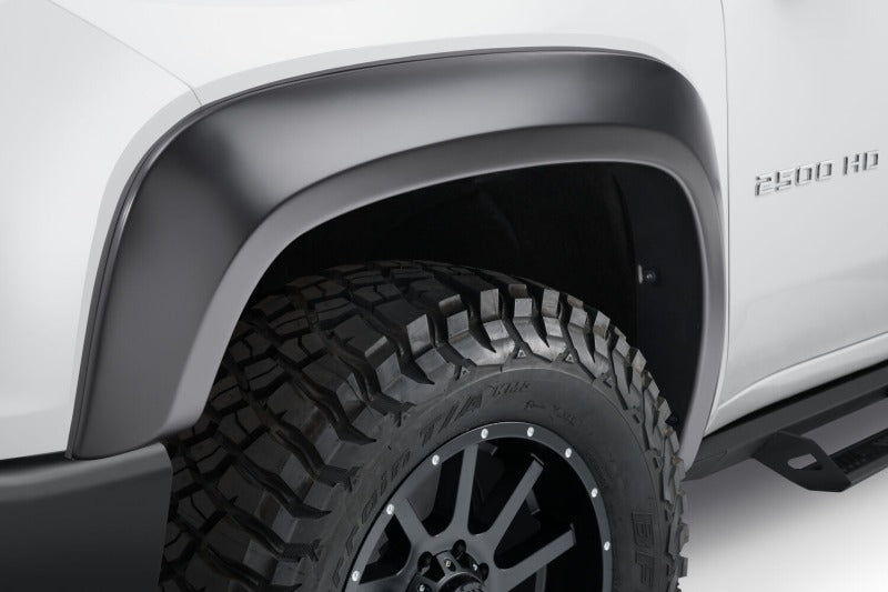 Husky Liners 20-25 Chevrolet Silverado 2500 HD Extend-A-Fender Flares 4pc - Blk - Burkken Auto Parts